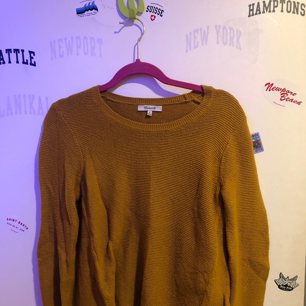 MadeWell Mustard Colored Sweater!